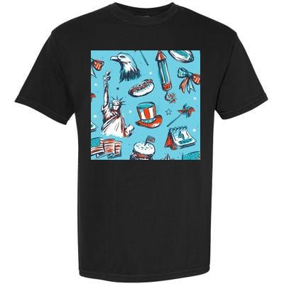 Independence Day Statue Of Liberty Garment-Dyed Heavyweight T-Shirt