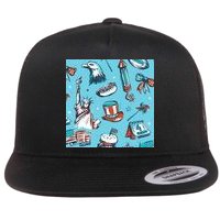 Independence Day Statue Of Liberty Flatbill Hat