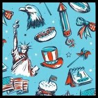 Independence Day Statue Of Liberty Flatbill Hat