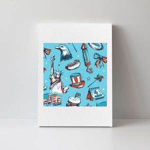 Independence Day Statue Of Liberty Canvas