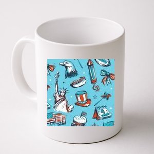 Independence Day Statue Of Liberty Coffee Mug