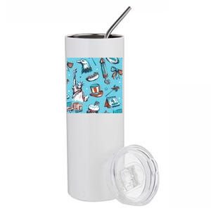 Independence Day Statue Of Liberty Stainless Steel Tumbler