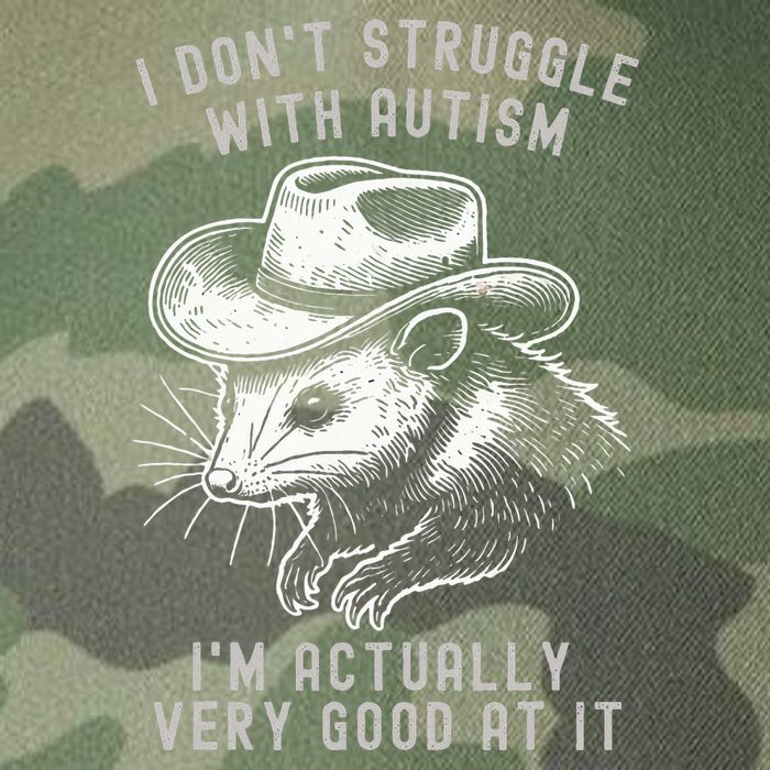 I DonT Struggle With Autism I Am Actually Very Good At It Legacy Tie Dye Trucker Hat
