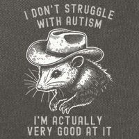 I DonT Struggle With Autism I Am Actually Very Good At It Cotton Canvas Backpack