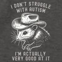 I DonT Struggle With Autism I Am Actually Very Good At It Vector Backpack