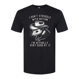 I DonT Struggle With Autism I Am Actually Very Good At It Softstyle CVC T-Shirt