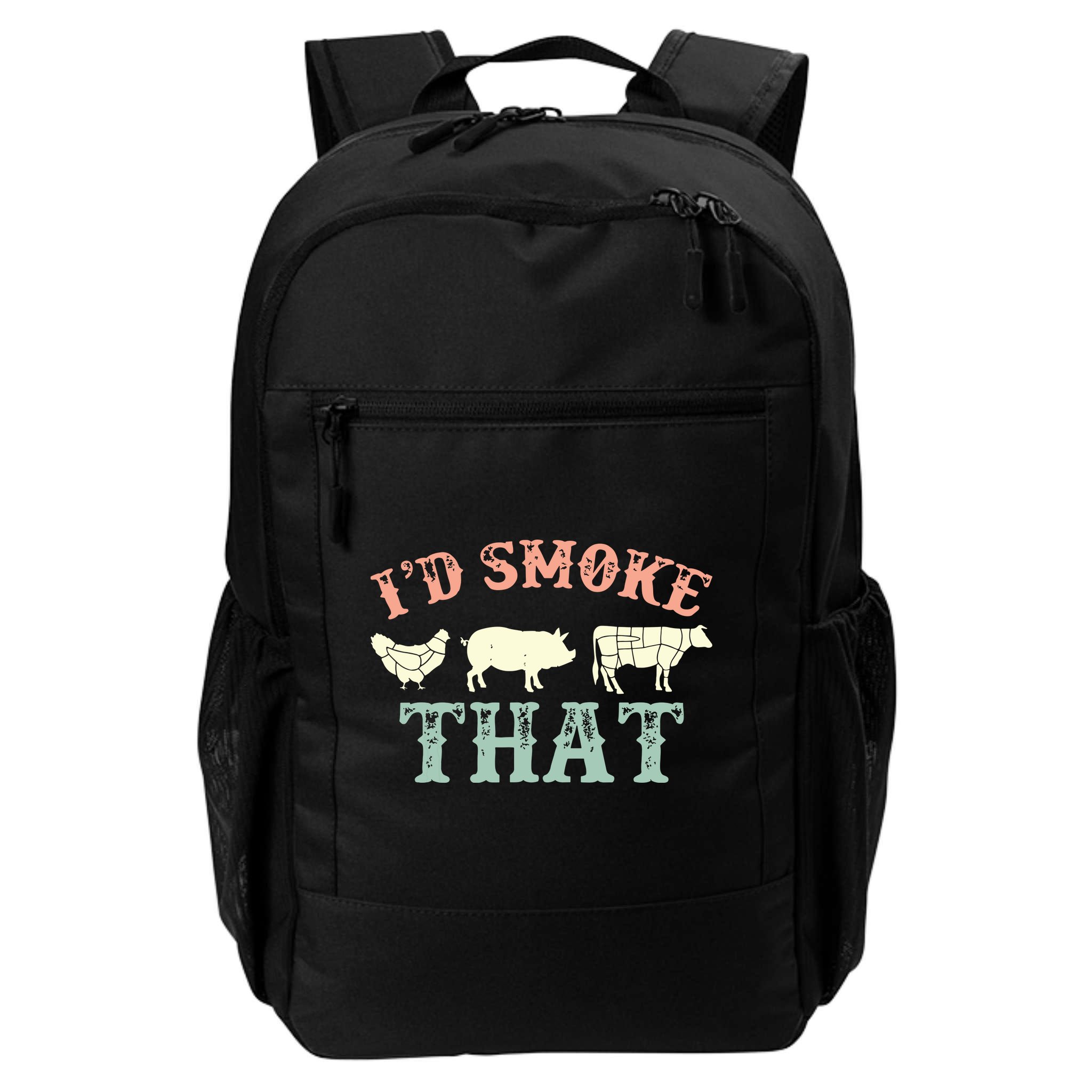 I D Smoke That Grilling Barbeque BBQ Backpack