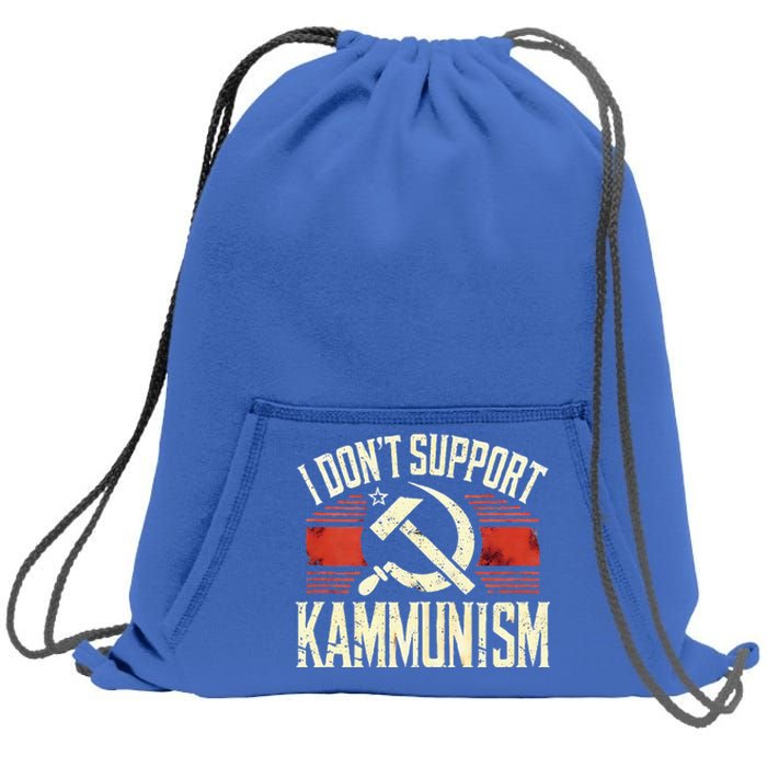 I DonT Support Kammunism Anti Democrat Sweatshirt Cinch Pack Bag