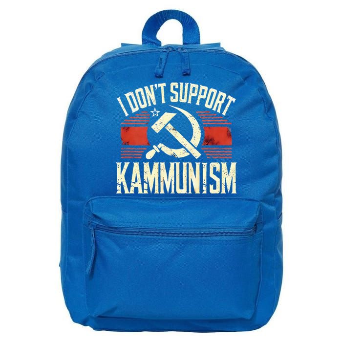 I DonT Support Kammunism Anti Democrat 16 in Basic Backpack