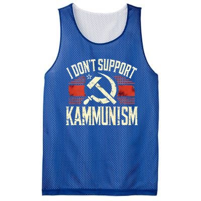 I DonT Support Kammunism Anti Democrat Mesh Reversible Basketball Jersey Tank