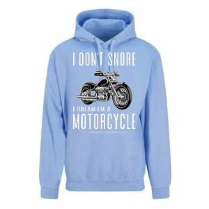 I DonT Snore I Dream IM A Motorcycle Unisex Surf Hoodie