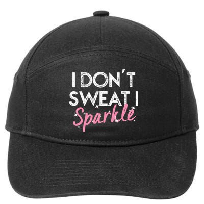 I Dont Sweat I S.P.A.R.K.L.E 7-Panel Snapback Hat