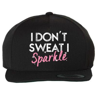 I Dont Sweat I S.P.A.R.K.L.E Wool Snapback Cap