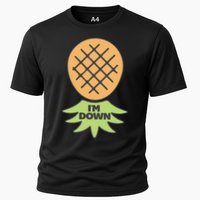 I'm Down Swinger Upside Down Pineapple Gift Cooling Performance Crew T-Shirt