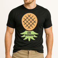 I'm Down Swinger Upside Down Pineapple Gift Cooling Performance Crew T-Shirt