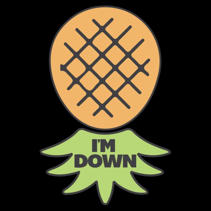 I'm Down Swinger Upside Down Pineapple Gift Cooling Performance Crew T-Shirt