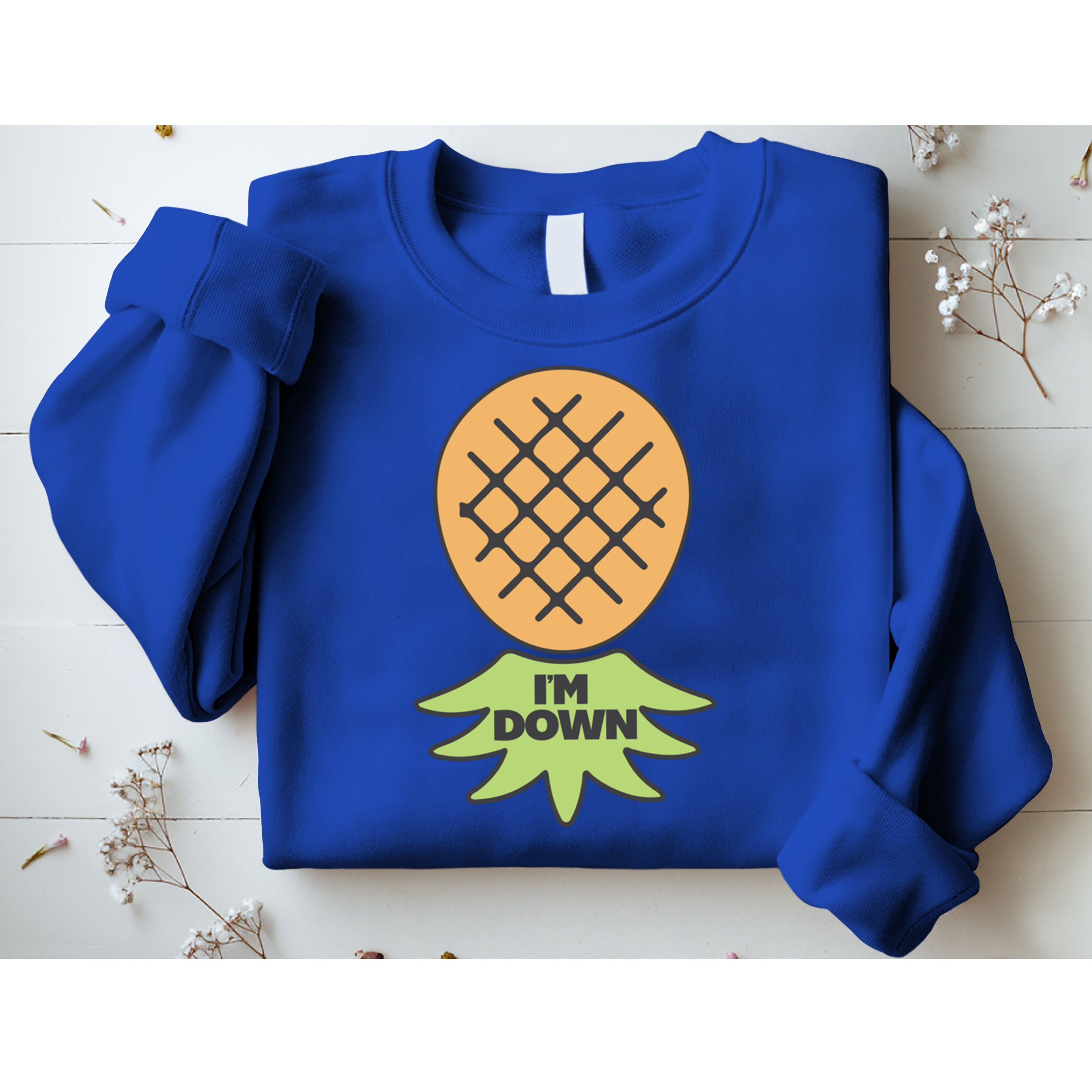 I'm Down Swinger Upside Down Pineapple Gift Sweatshirt