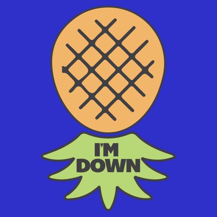 I'm Down Swinger Upside Down Pineapple Gift Sweatshirt
