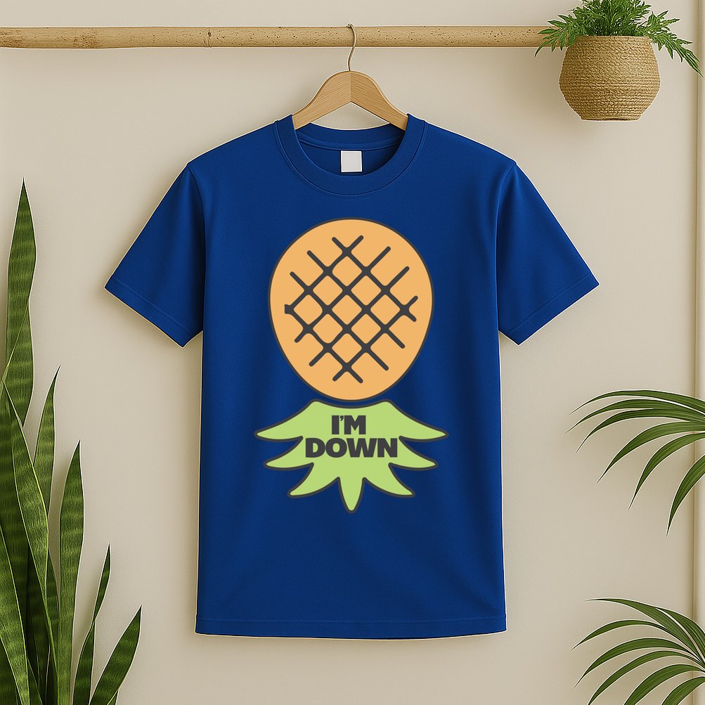 I'm Down Swinger Upside Down Pineapple Gift T-Shirt
