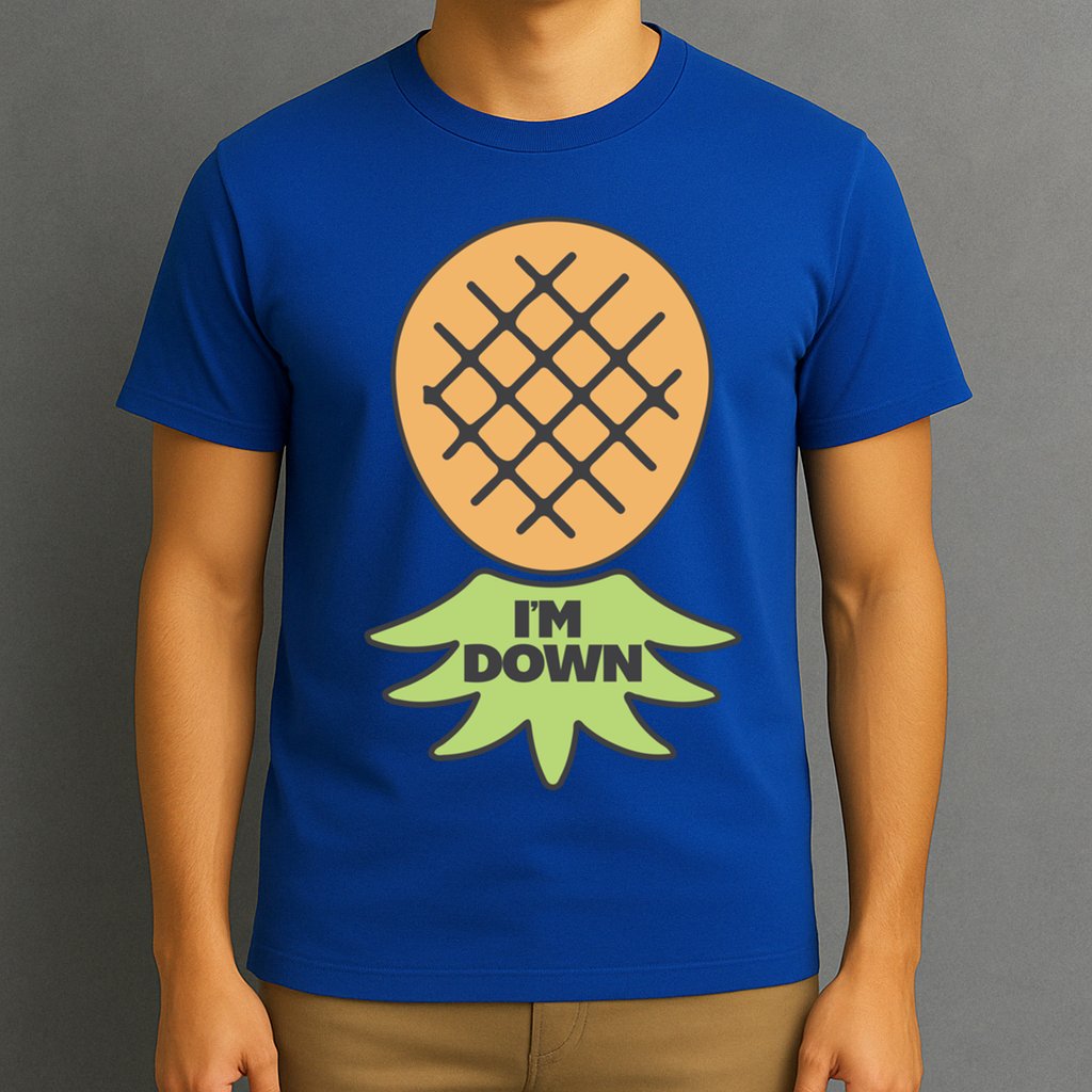 I'm Down Swinger Upside Down Pineapple Gift T-Shirt
