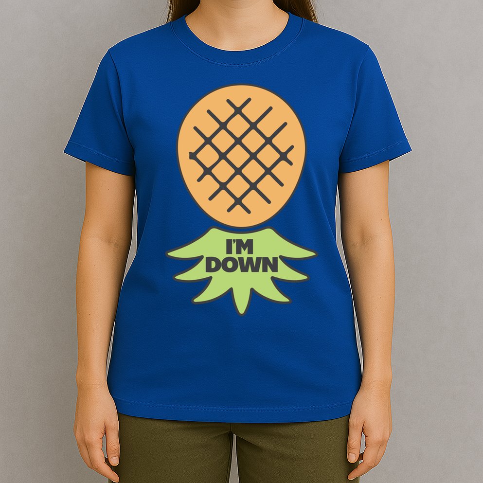 I'm Down Swinger Upside Down Pineapple Gift T-Shirt