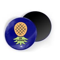 I'm Down Swinger Upside Down Pineapple Gift Magnet