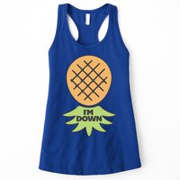 I'm Down Swinger Upside Down Pineapple Gift Womens Tank Top