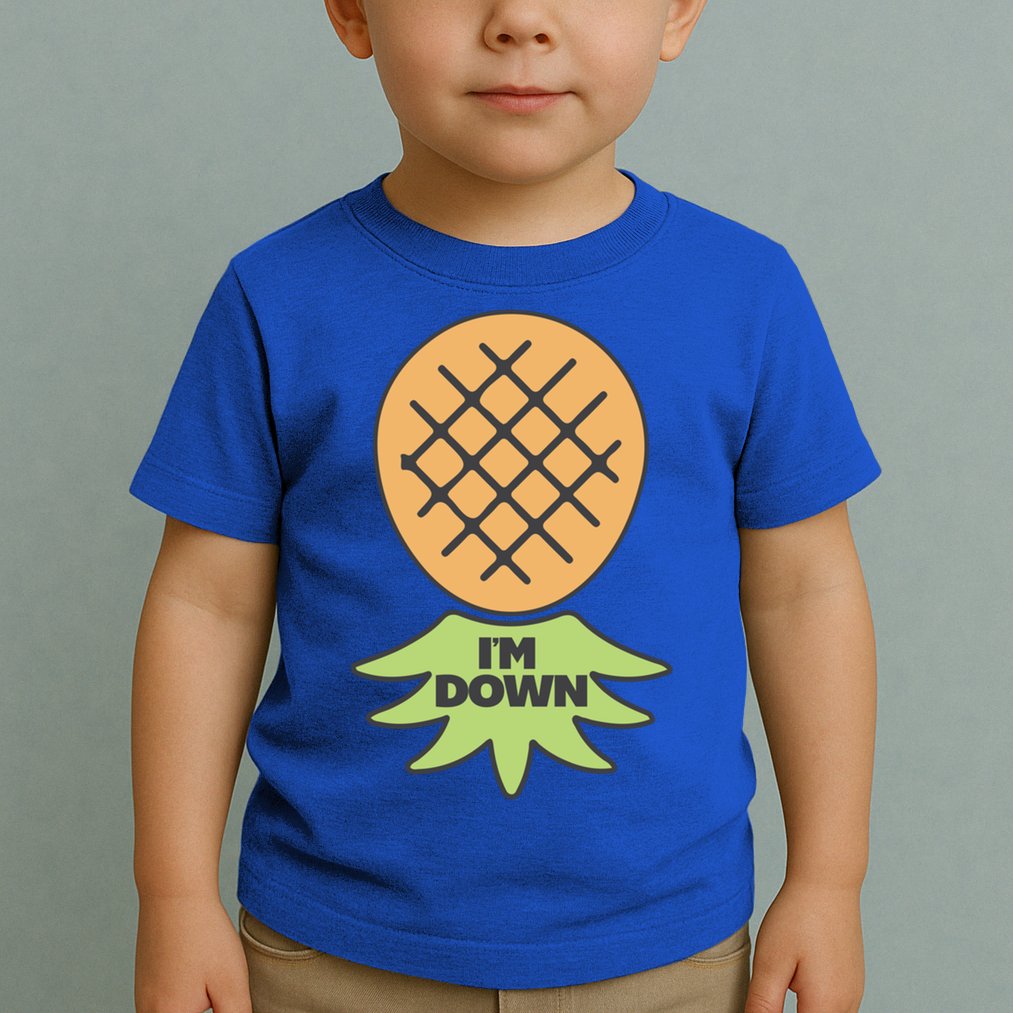 I'm Down Swinger Upside Down Pineapple Gift Toddler T-Shirt