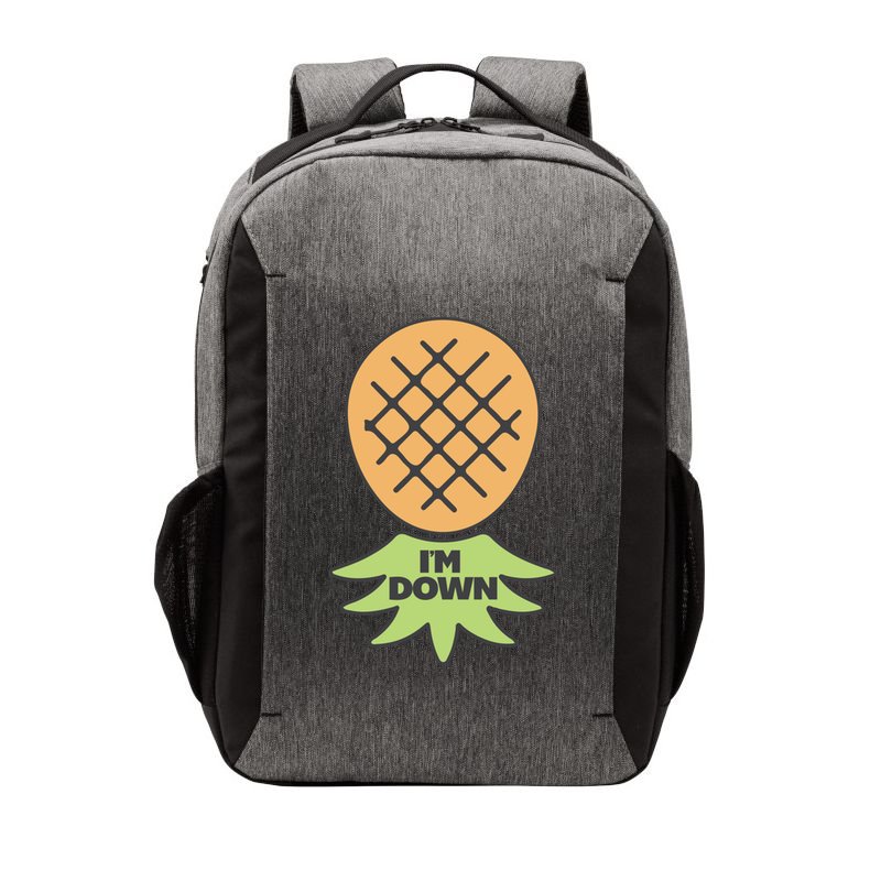 I'm Down Swinger Upside Down Pineapple Gift Vector Backpack