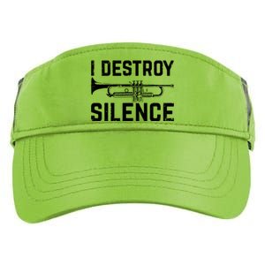 I Destroy Silence Trumpet Adult Drive Performance Visor