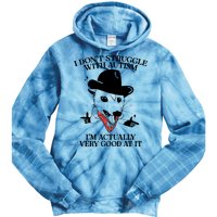 I Don’T Struggle With Autism I’M Actually Very Good At It Tie Dye Hoodie