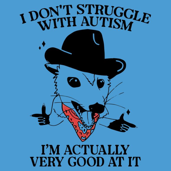 I Don’T Struggle With Autism I’M Actually Very Good At It Tie Dye Hoodie