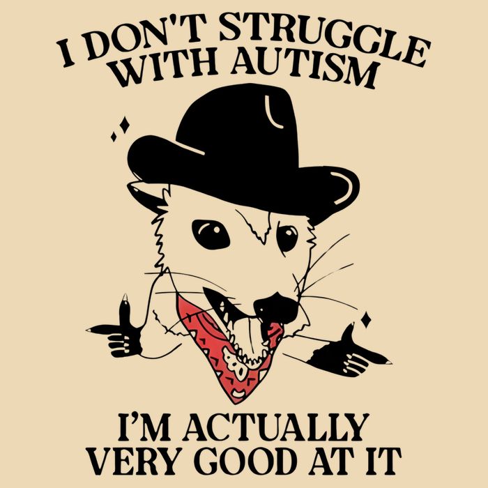 I Don’T Struggle With Autism I’M Actually Very Good At It Drawstring Bag