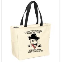 I Don’T Struggle With Autism I’M Actually Very Good At It Zip Tote Bag