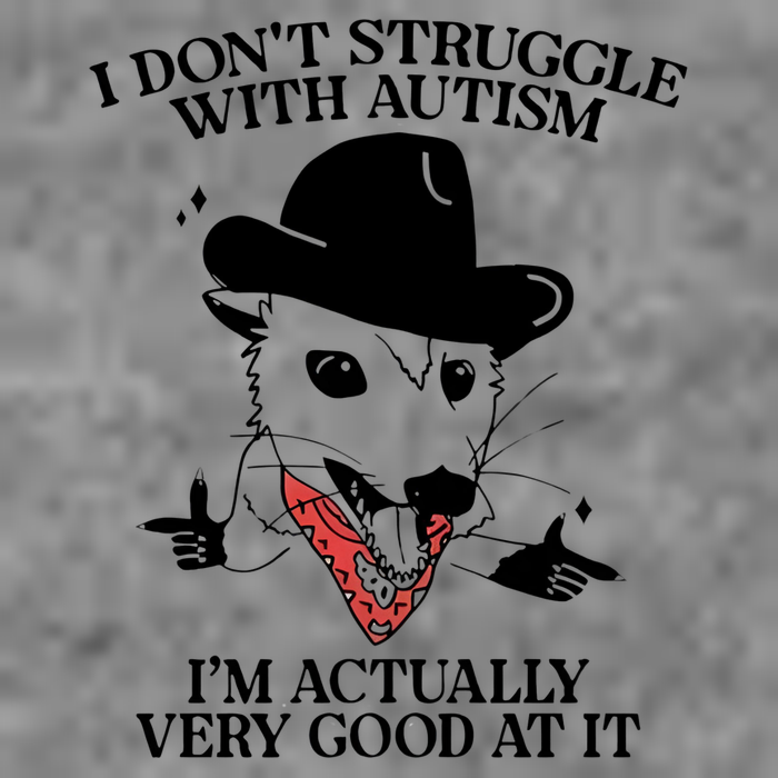 I Don’T Struggle With Autism I’M Actually Very Good At It 7-Panel Snapback Hat