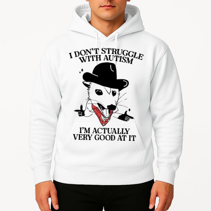 I Don’T Struggle With Autism I’M Actually Very Good At It Hoodie