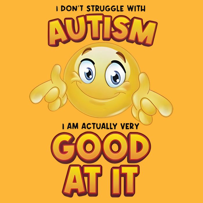 I Don’T Struggle With Autism I’M Actually Very Good At It Pom Pom 12in Knit Beanie
