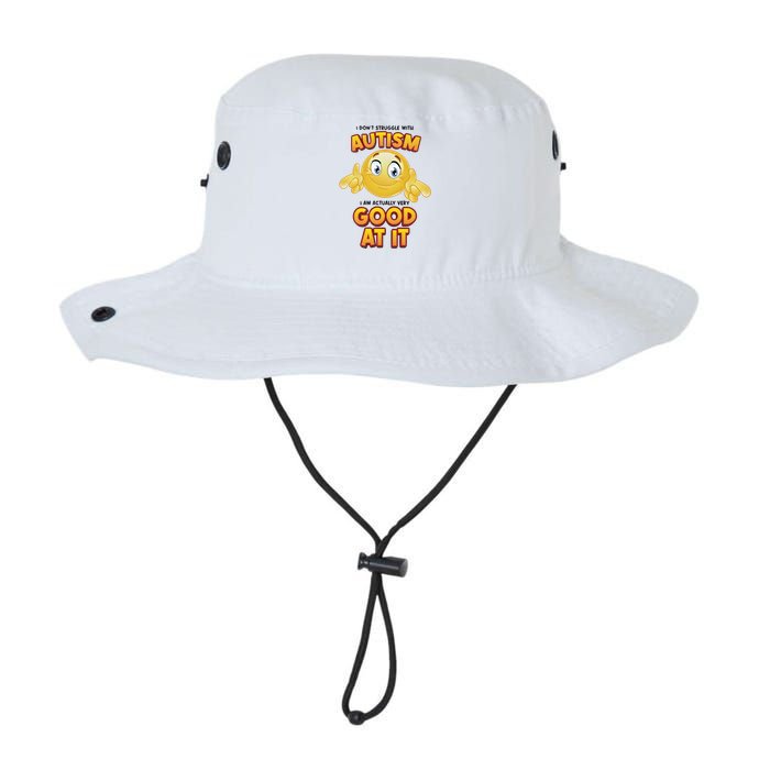 I Don’T Struggle With Autism I’M Actually Very Good At It Bucket Hat