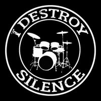 I Destroy Silence Drums Drum Set Drummer Gift Impact Tech Backpack