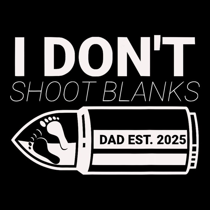 I DonT Shoot Blanks Dad Est 2025 Pregnancy Expecting Father Cooling Performance Crew T-Shirt