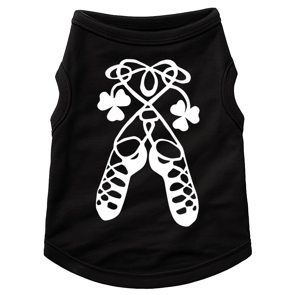Irish Dance Soft Shoes Ghillies Lucky Feis Gift Doggie Tank