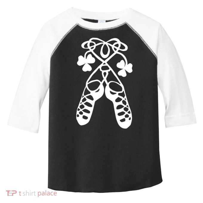 Irish Dance Soft Shoes Ghillies Lucky Feis Gift Toddler Fine Jersey T-Shirt