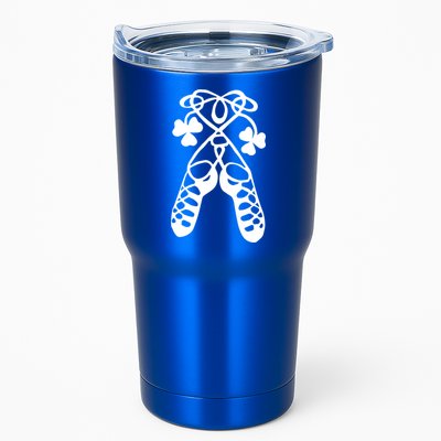Irish Dance Soft Shoes Ghillies Lucky Feis Gift Tumbler