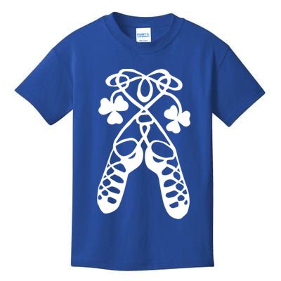 Irish Dance Soft Shoes Ghillies Lucky Feis Gift Kids T-Shirt