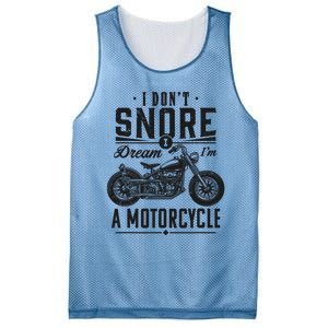 I DonT Snore I Dream IM A Motorcycle Mesh Reversible Basketball Jersey Tank