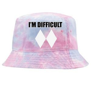 I'm Difficult Ski Funny Skier Snowboard Skiing Tie-Dyed Bucket Hat