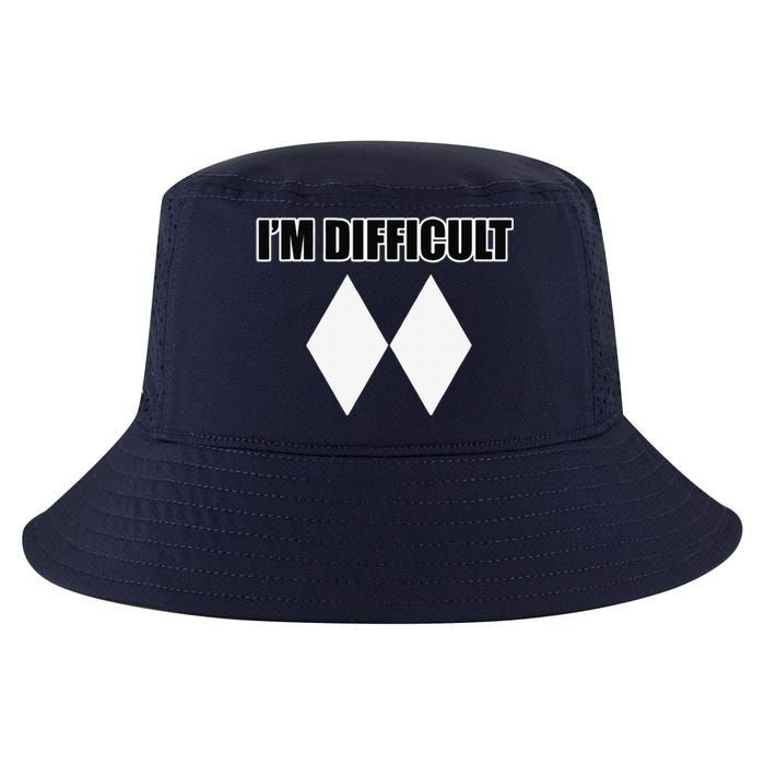 I'm Difficult Ski Funny Skier Snowboard Skiing Cool Comfort Performance Bucket Hat