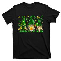 Irish Drinking Team Gnomes Holding Shamrock St Patrick's Day T-Shirt