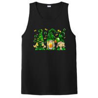 Irish Drinking Team Gnomes Holding Shamrock St Patrick's Day PosiCharge Competitor Tank