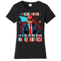 I Don’T Think He Even Knows What He Is Saying Biden Trump Women's T-Shirt